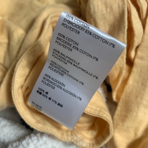 Free People GOA Tank/Crop Top Yellow - Picture 8 of 10